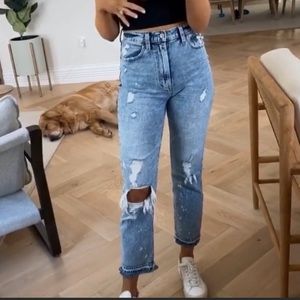 Curve Love Ultra High Rise Straight Jeans